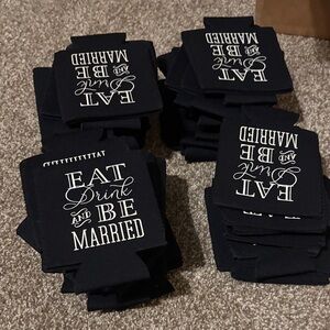 Black Wedding Drink Holders - 52